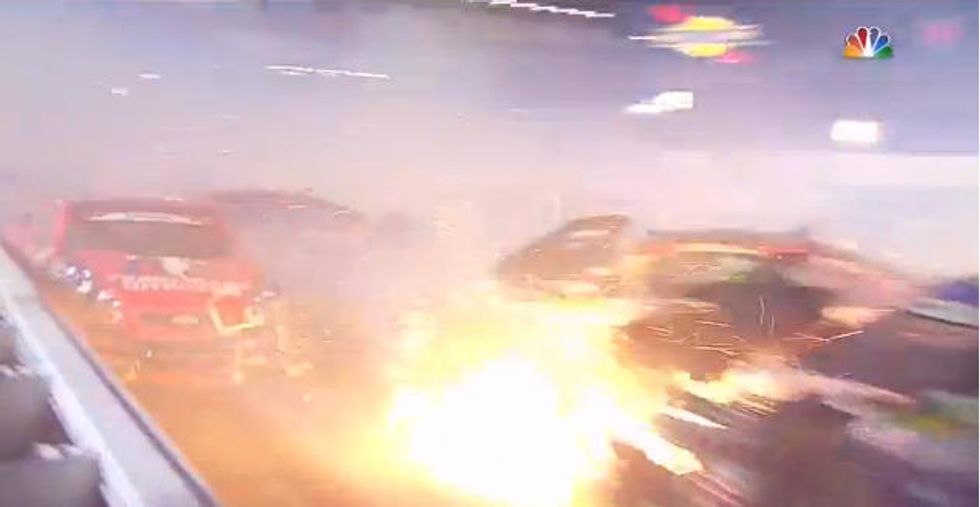 See the Dramatic NASCAR Crash That Split a Driver’s Engine Right From His Car