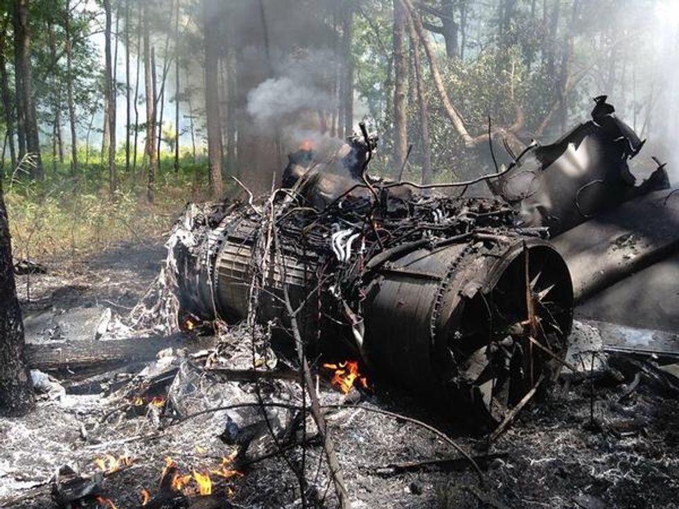 Federal Officials Say F-16 Fighter Jet and Another Small Plane Collided Midair Over South Carolina, Killing Two