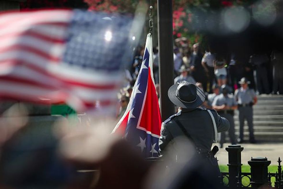 USA! USA! USA!': Confederate Flag Comes Down From South Carolina Capitol Grounds