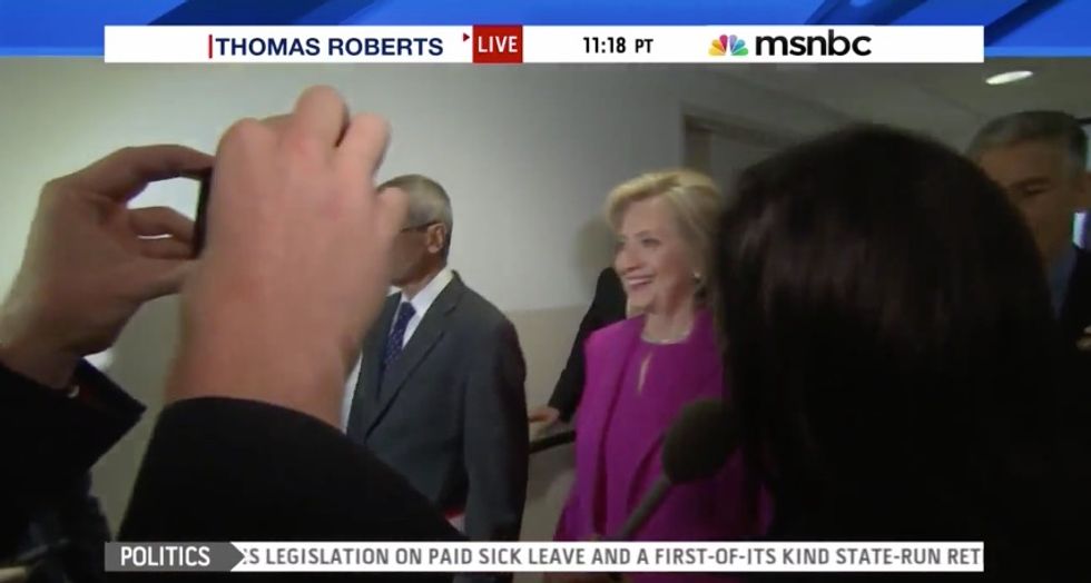 Watch How Hillary Responds When MSNBC Reporter Confronts Her With Iran Questions After Briefing