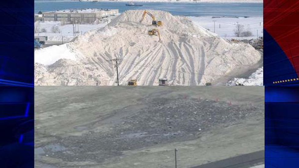 It's July 15 and Boston's 75-Foot-Tall Snow Pile Finally Melted — Watch the Cool Time Lapse Video