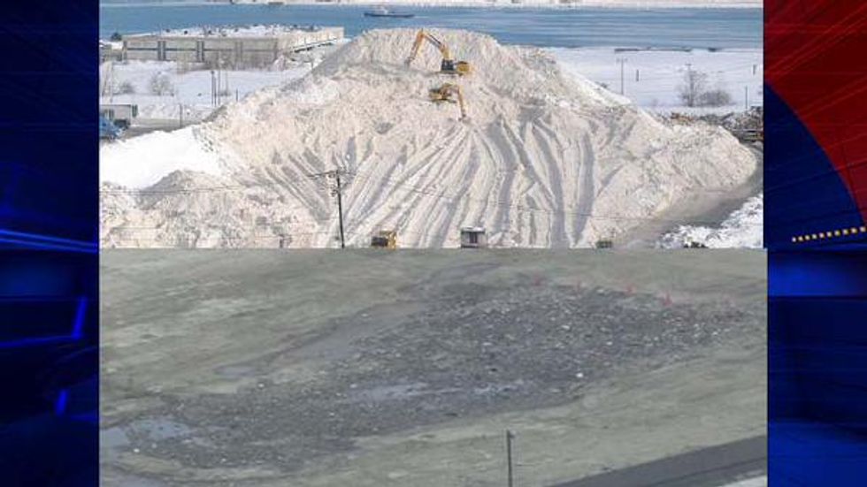 It's July 15 and Boston's 75-Foot-Tall Snow Pile Finally Melted — Watch the Cool Time Lapse Video
