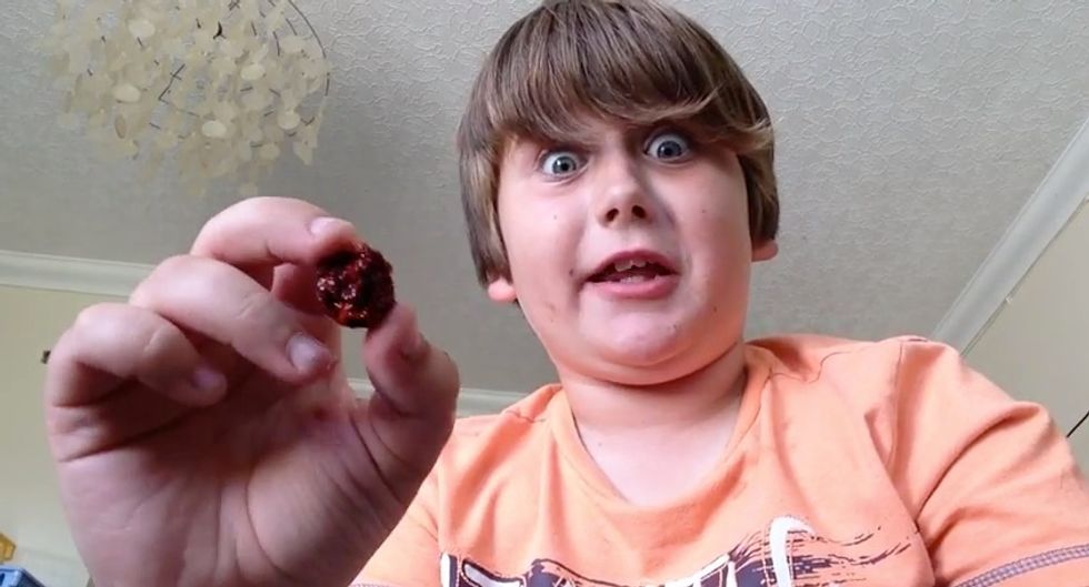 Kid Eats Hottest Pepper in the World, Immediately Regrets It