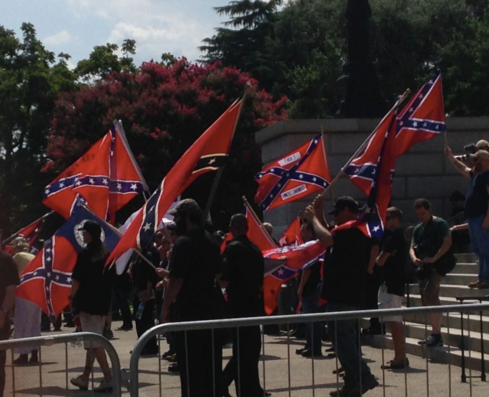 KKK Faces Off With New Black Panther Group in Heated, Competing Rallies at South Carolina Statehouse