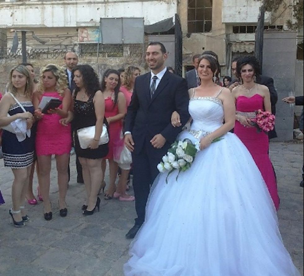 Syrian Combatants May Have Thought a Church’s Destruction Would Stop Christian Worship. These Newlyweds Proved Them So Wrong.