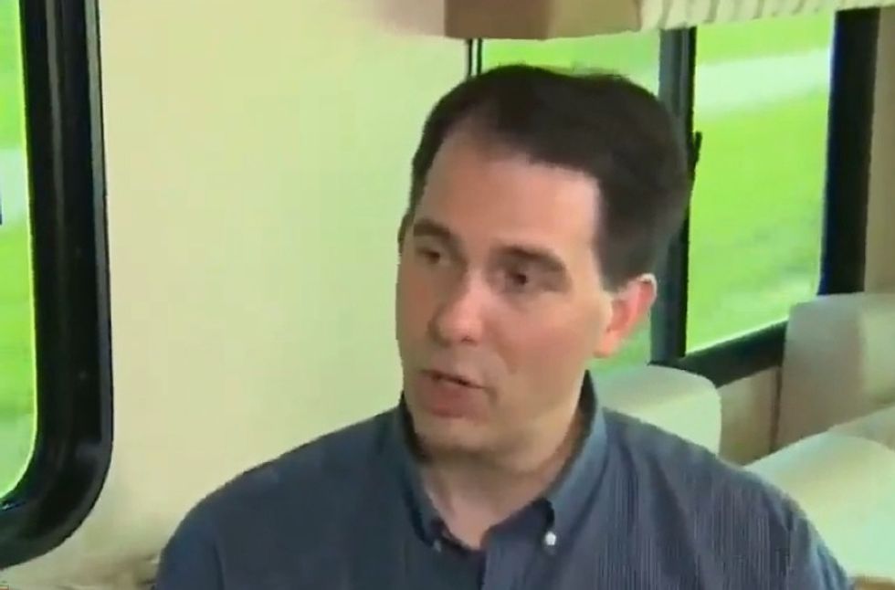 Scott Walker Is Asked If Being Gay Is a Choice. Here's How He Responds.