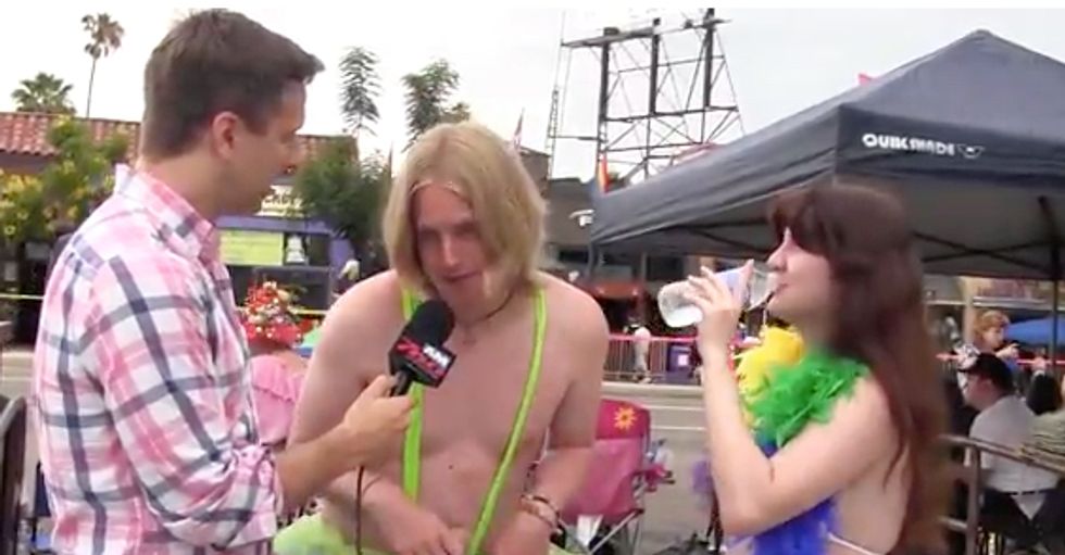 Watch the Astonishment on Gay Pride Event Attendees' Faces When They Learn Which 'Bigot' Uttered These Anti-Gay Marriage Quotes