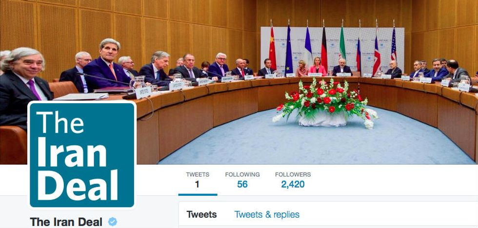 White House Sets Up New Twitter Account Specifically for Iran Deal