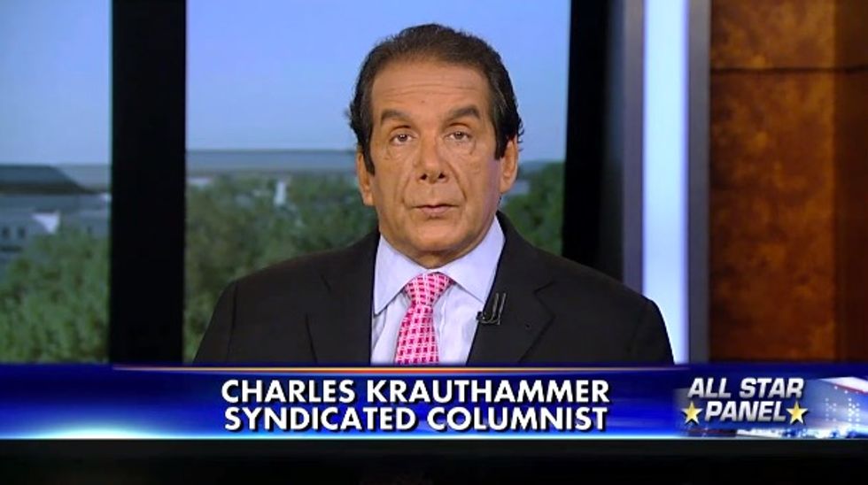 Krauthammer Wants Democrats 'Hounded Day and Night' by Reporters Asking This Question