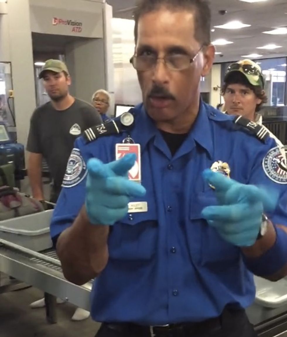 Officer, I Need This Gentleman Gone!': Video Captures TSA Agent's Heated Argument With Father and Teen Son at Airport Checkpoint