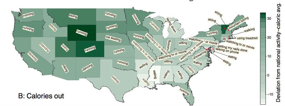 What Food and Activity Is Most Popular in Your State? Researchers Came Up With These Cool Maps