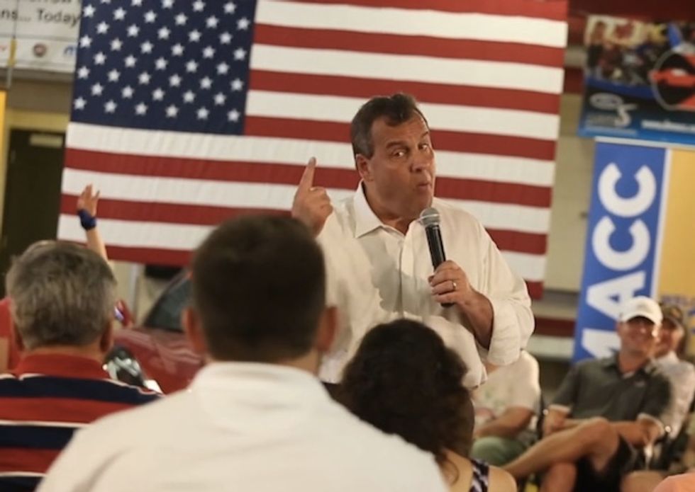 I'm Still Waiting for One Fact, One Fact from You About Me Being Anti-Gun' -- Christie Faces Off With Pro-Gun Voter in Iowa