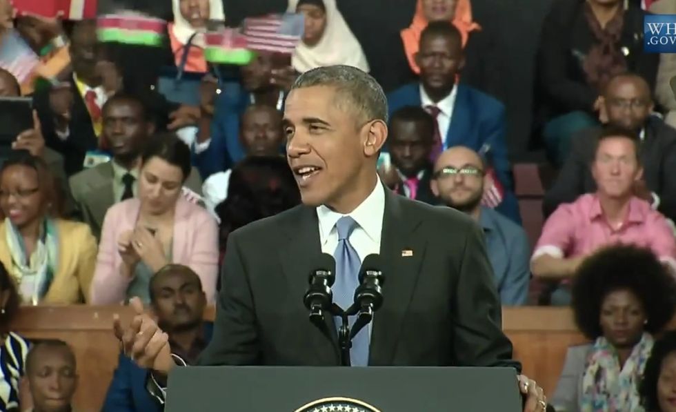 Obama: 'I'm the First Kenyan-American to be President of the United States