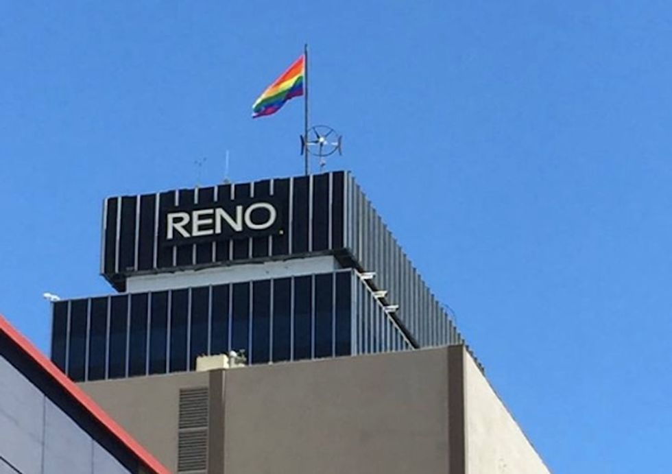 City Replaces American Flag With LGBT Rainbow Flag in Honor of Pride Celebration
