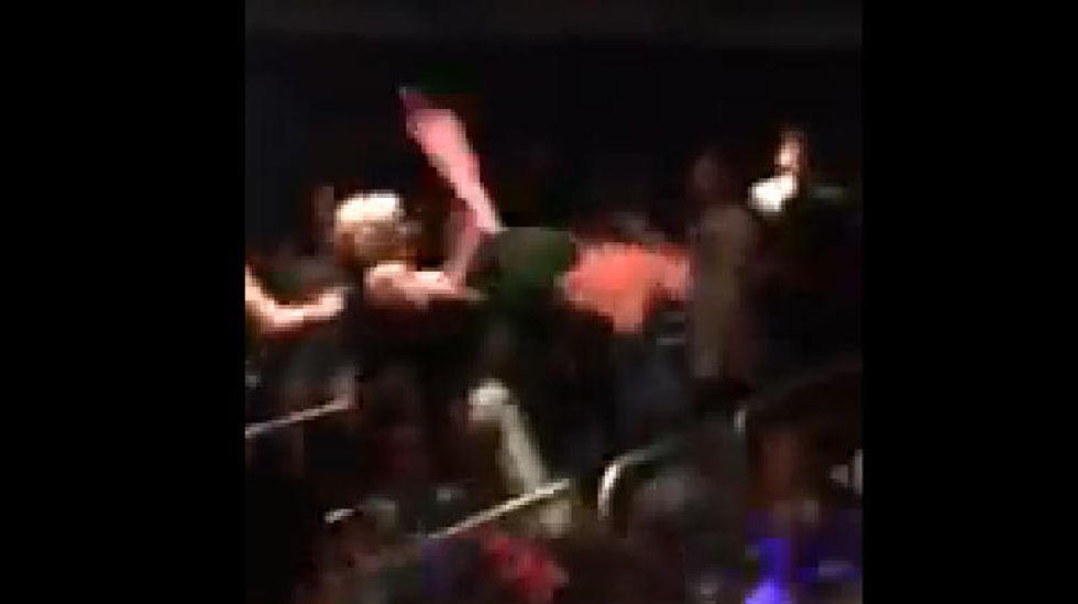 Watch: Crazy Brawl at Disney Between Three Women in Line So Intense Not Even an Employee Could Break It Up