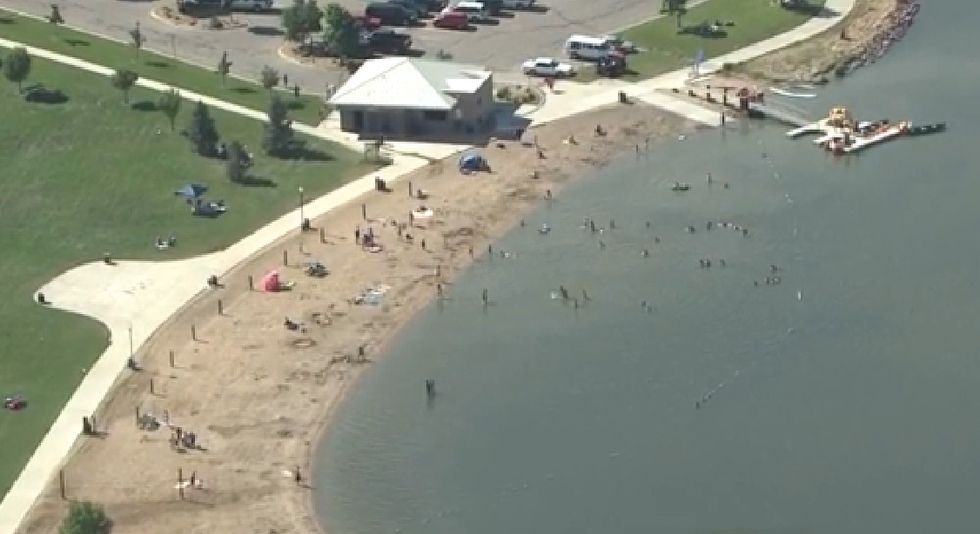 Something Soft Bumped His Leg While He Was Wading in a Lake. When He Saw What It Was, He Sprang Into Action.