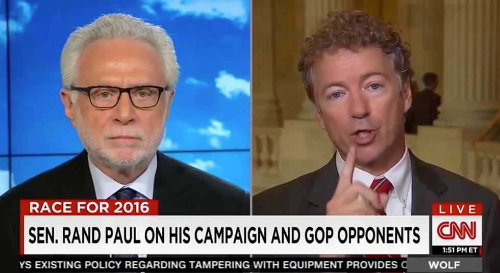 Watch How Rand Paul Responds When CNN Host Asks Him About Donald Trump