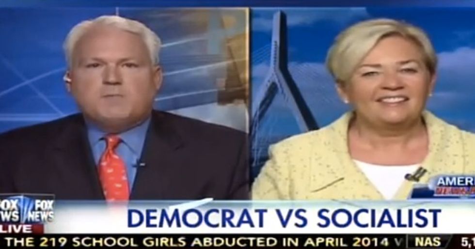 Watch Democrat's Face When Former Bush Adviser Tells Her the Left Won't 'Stand Up to Selling Unborn Baby Parts
