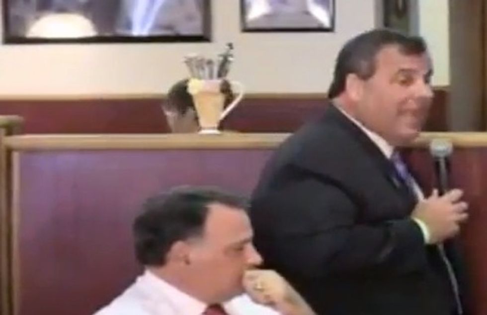 Chris Christie Made a Comment About Birth Control — Watch for the Subtle Reaction From the Guy in Front
