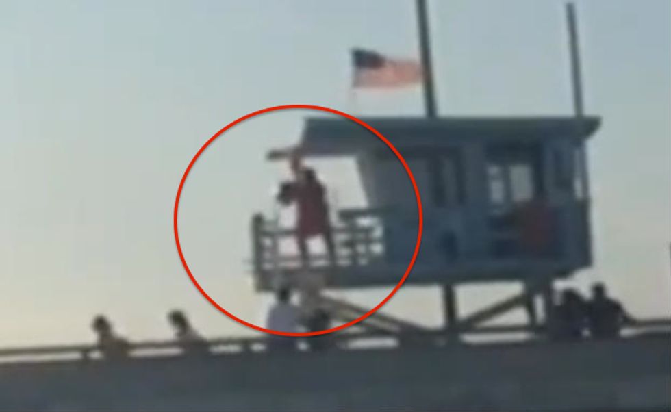 New Video Days After Violent Calif. Beach Brawl Shows Lifeguard's Questionable Action Moments Before Fight
