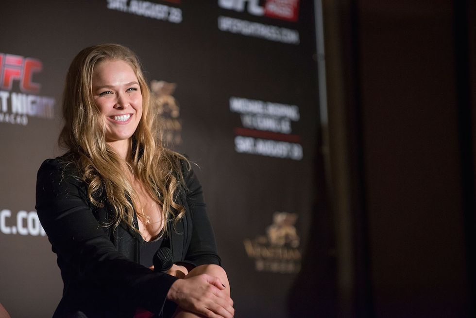 UFC Champion Ronda Rousey Visits Judo School in Brazil — and Leaves ‘Little Gift’ Behind