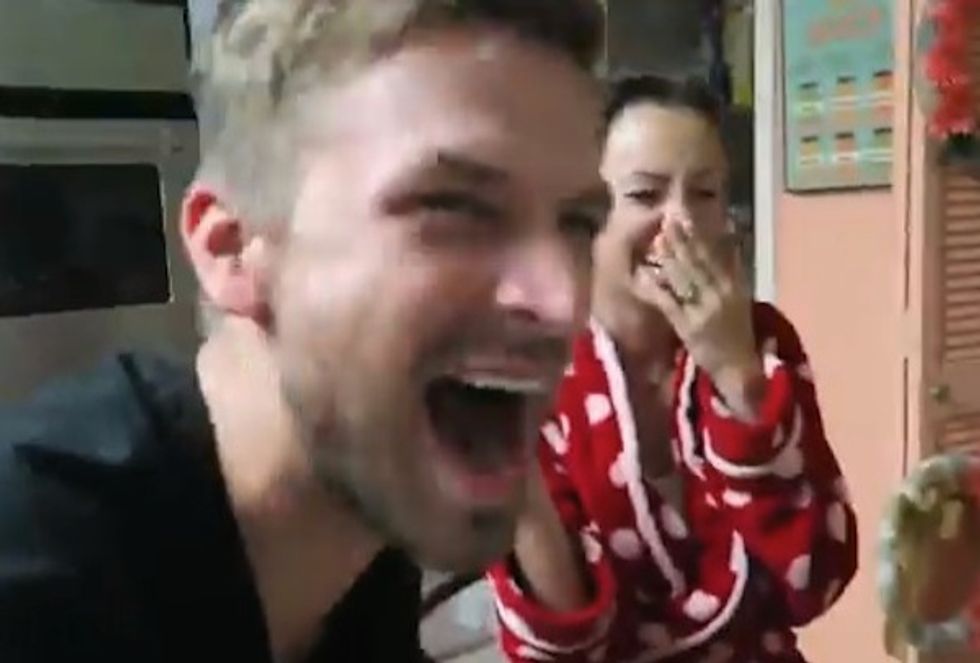 Pregnancy Announcement Twist — This Time He Surprised Her