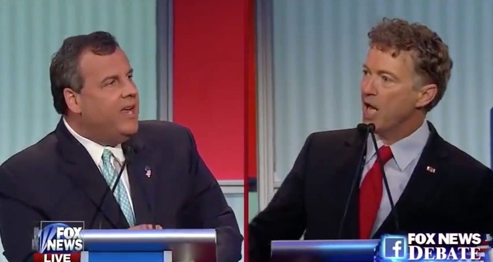 Sparks Fly During GOP Debate When Rand Paul Goes After Chris Christie: ‘Use the Fourth Amendment!’