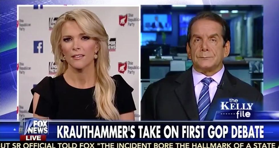 Charles Krauthammer Reveals What He Thinks the 'Real Story' Was at Fox News GOP Debate