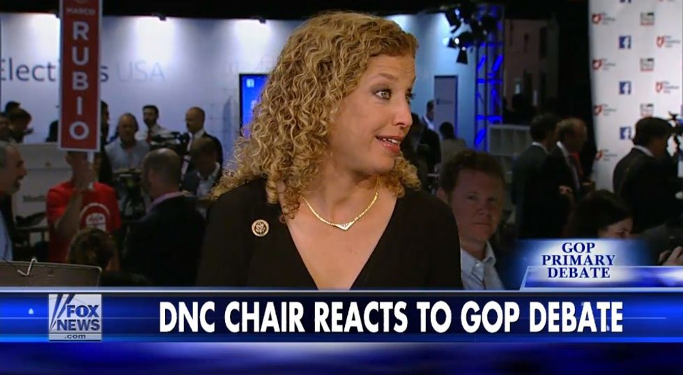 DNC Chair's Response When Asked What ‘Jumped Out’ at Her During GOP Debate