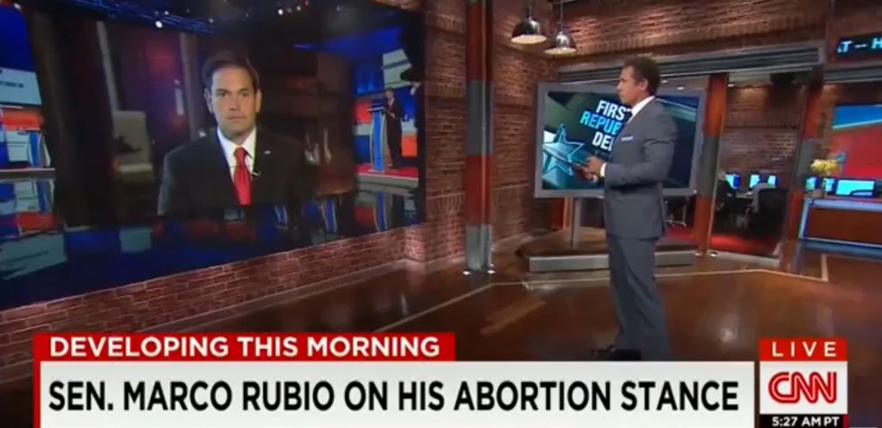 ‘Because You’re Wrong’: Watch Marco Rubio's Highly Combative Exchange With CNN Host on Abortion
