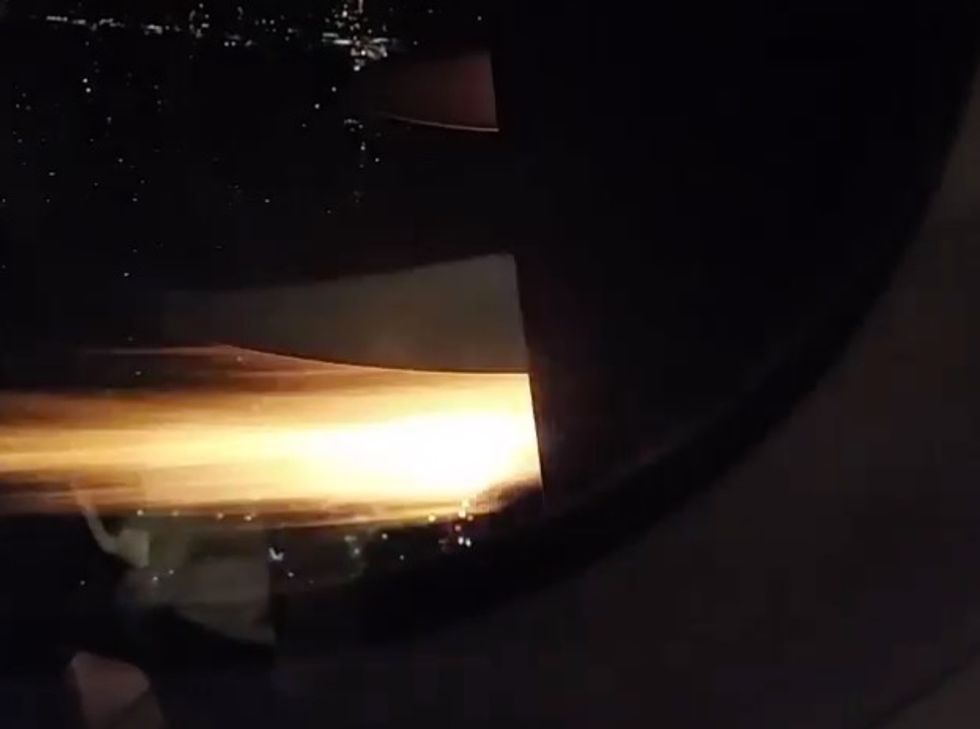 Video Shows Fire That Forced American Airlines Plane to Make Emergency Landing