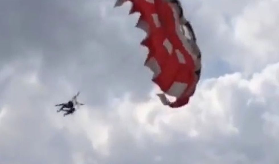 Parasailers Joked About Becoming Unhooked During Wind Storm. Then the Terrifying Moment It Actually Happened Was Caught on Camera.
