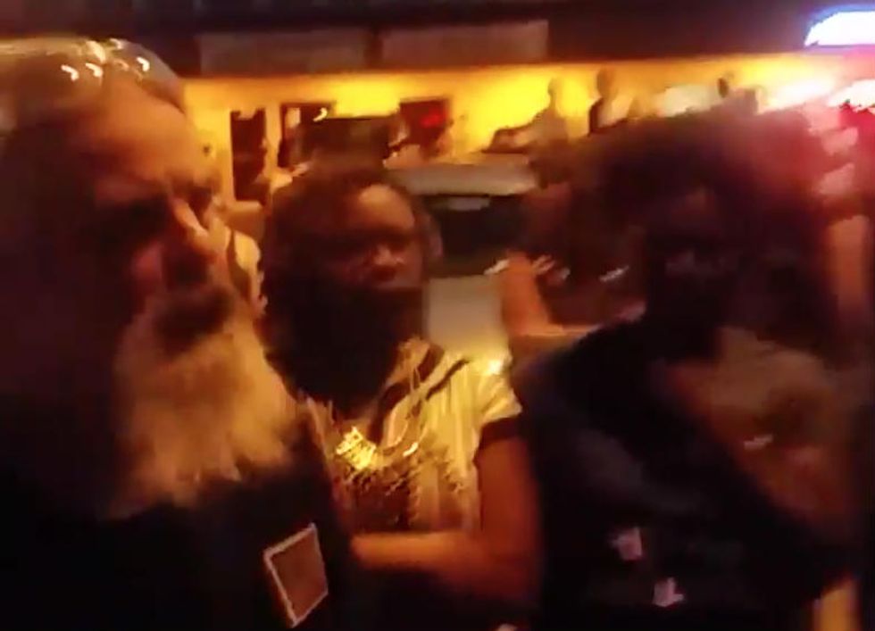 Watch the Moment Veteran Confronts Ferguson Protesters for Desecrating the Flag He ‘Fought’ to Protect