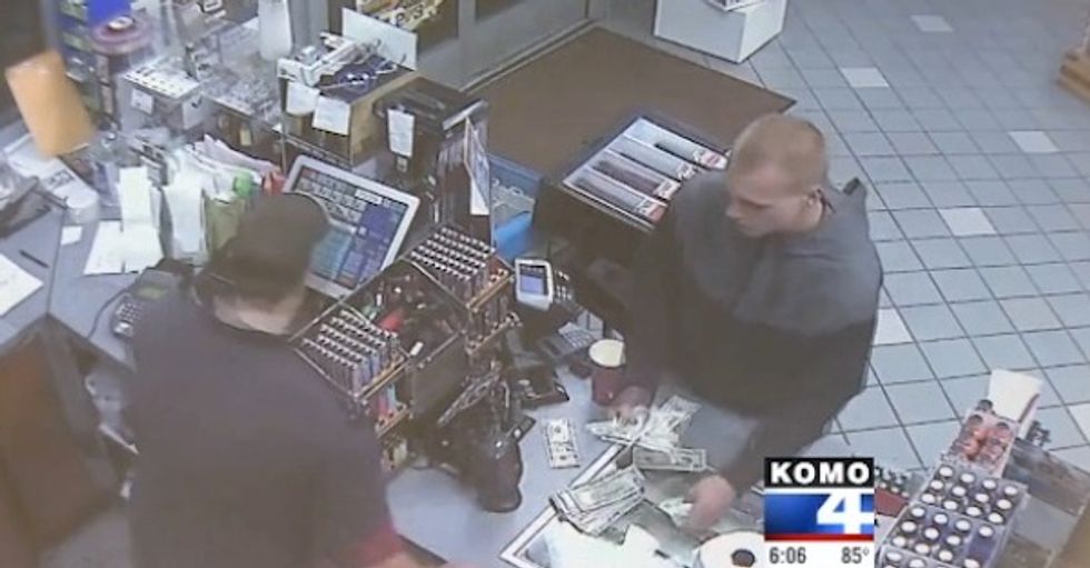 Man Accused of Robbing a Gas Station, but What He Did There Five Days Earlier Made Him Even Easier to Find