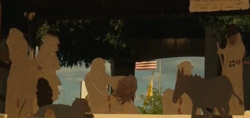 Mayor 'Seething' After Group’s Call to Take Down Nativity Scene That’s Been in a City Park for Decades
