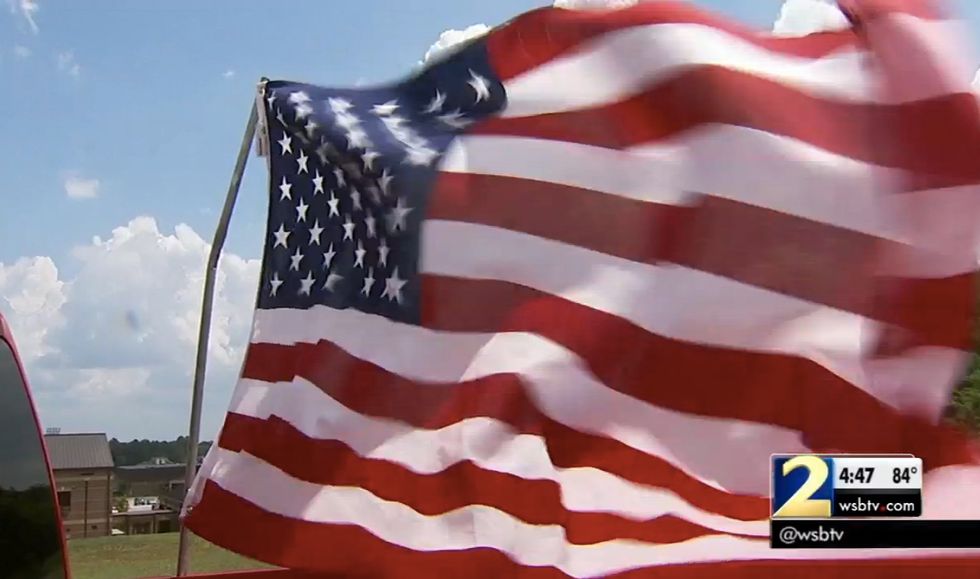 Georgia Student Reportedly Told He Can't Fly American Flag From Truck on High School Property. You Can Imagine What Happened Next.