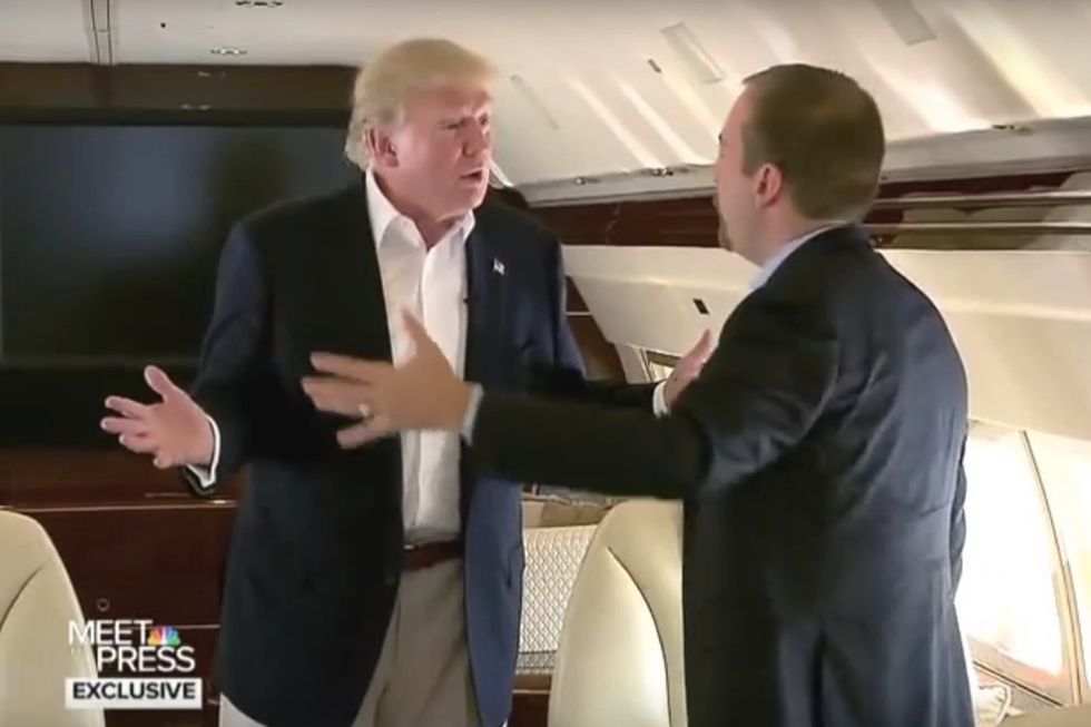 Trump's Interview With Chuck Todd Gets Testy When Deporting Children of Illegals Comes Up: 'They Have to Go