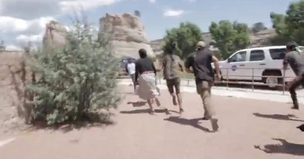 ‘Get Off Our Land’: Watch as Members of Navajo Tribe Literally Appear to Chase Sen. John McCain Off Their Reservation — Here’s Why