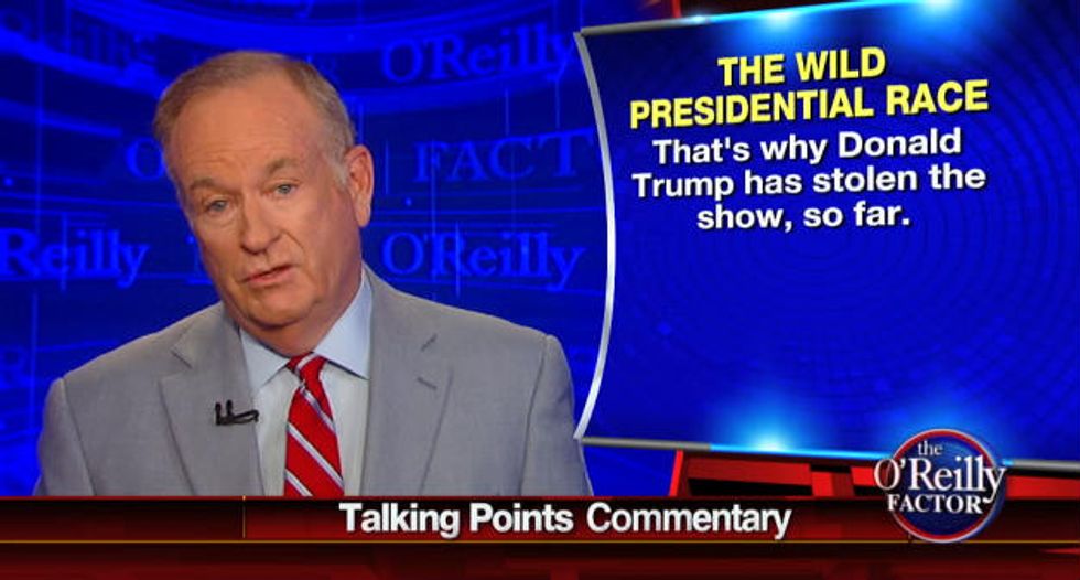 Bill O'Reilly's Theory on 'Why Trump Has Stolen the Show So Far
