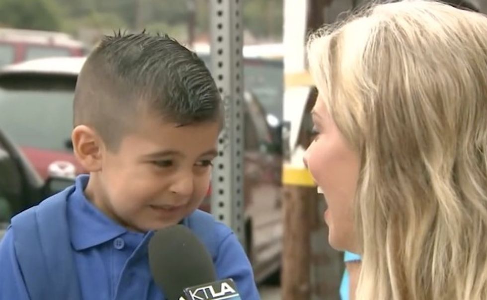 The Adorable Moment When This 4-Year-Old Realizes He Will in Fact Miss His Mom on the First Day of School
