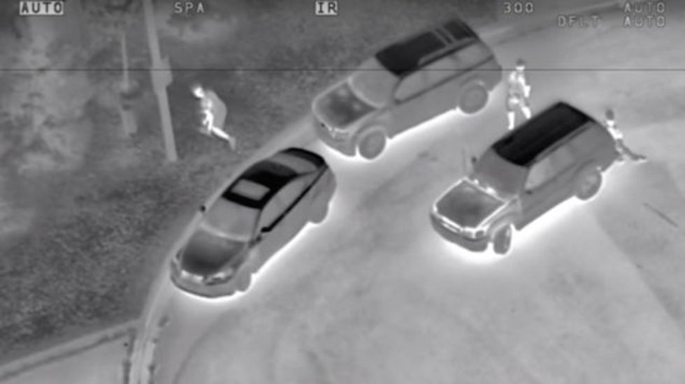 Watch How Quickly These Guys Come to Regret Pointing a Laser at a Police Helicopter