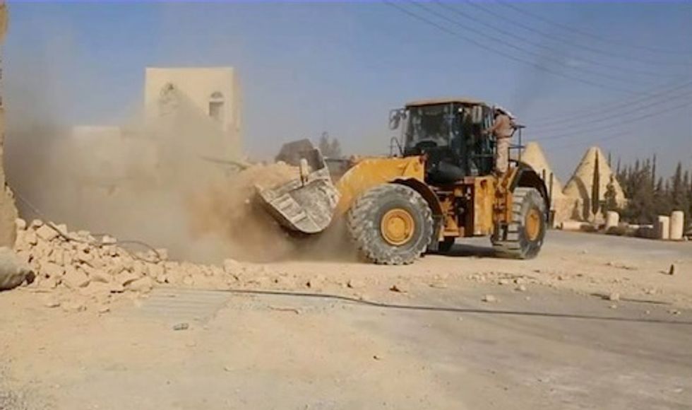 ‘War Crimes’: Islamic State Destroys Syrian Christian Monastery, Digs up Saint’s Tomb