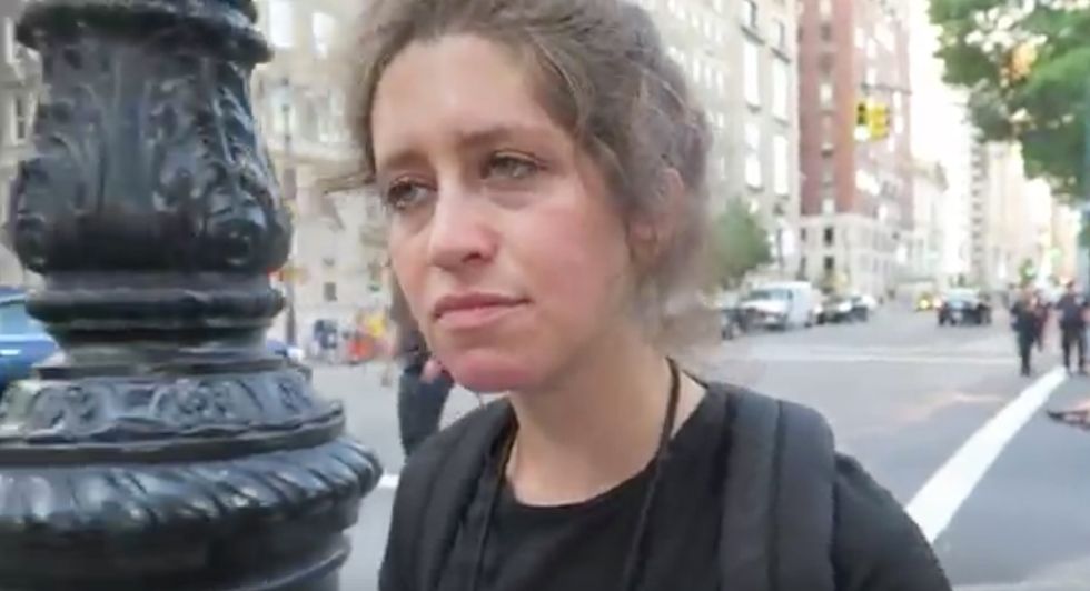 Watch How Anti-Israel Protest Leader Responds When We Ask Her if Hamas Is a Terrorist Organization