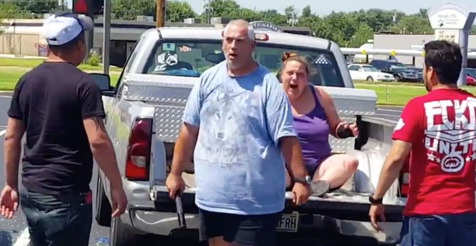 Wild Video Captures Moment Bystanders Confront Man Hitting Woman in Parking Lot: 'Call the Cops!