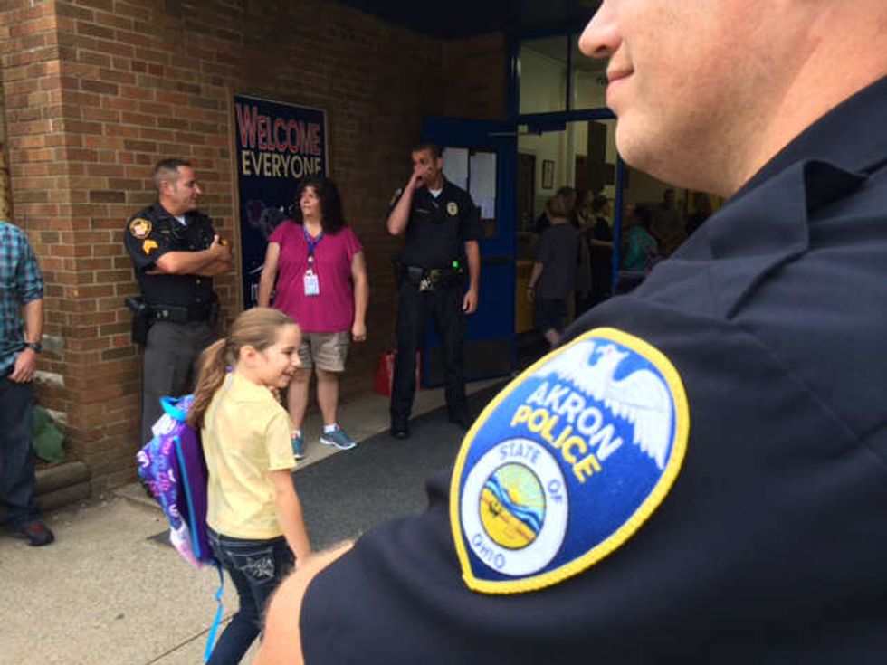 This Is How the Daughter of a Murdered Police Officer Started Kindergarten This Year