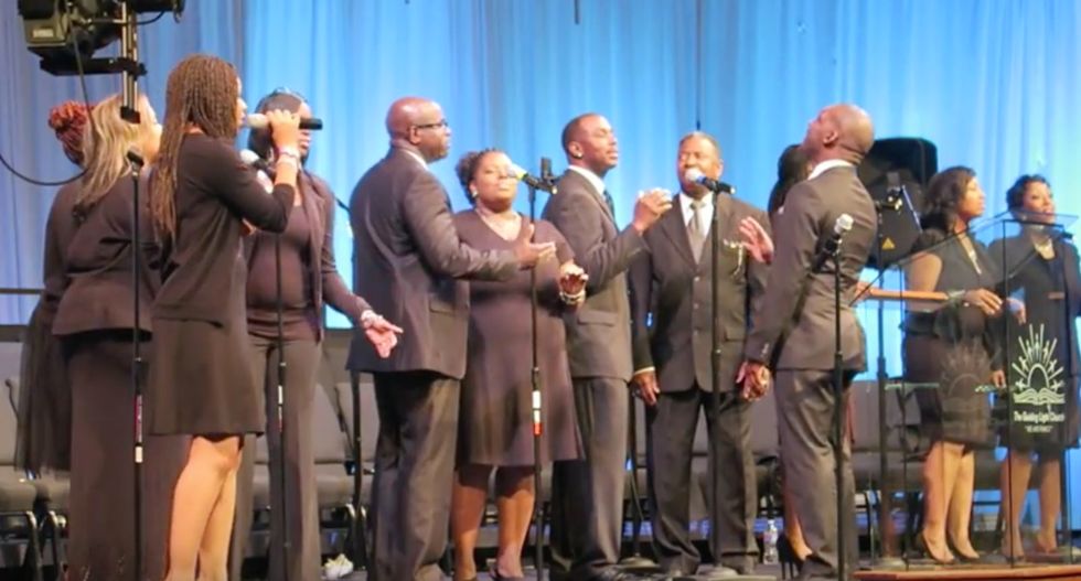 Black Church Choir in Birmingham Sings 'All Lives Matter' to Thousands at Restoring Unity Event