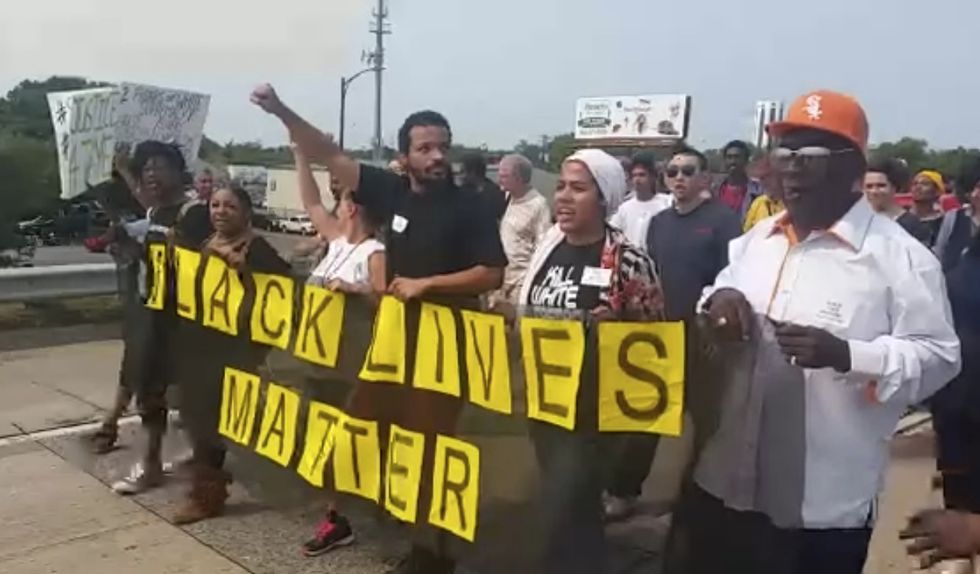 Check Out What Black Lives Matter Protesters Choose to Chant — During March With Police Escort