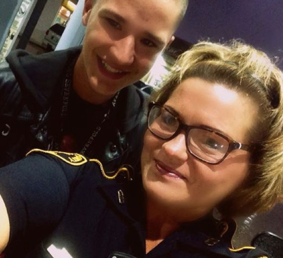 Stranger Asks Texas Deputy If He Can Stand Behind Her While She Pumps Gas. Deputy Asks 'Why?' Here’s the Answer She Gets.