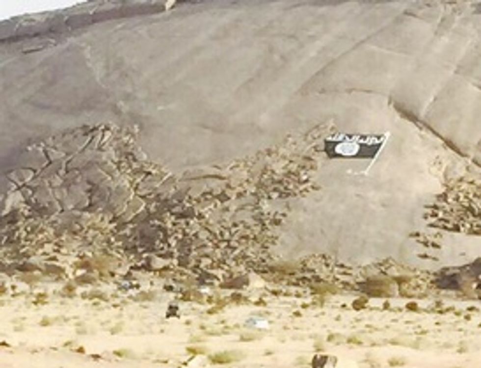 This Islamic State Flag Was Painted in the Oddest Place