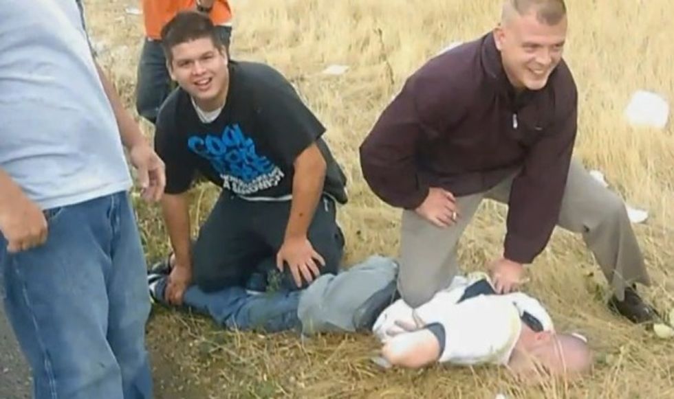 ‘I Picked Him Up and Just Slammed Him’: Hero Bystanders Dish Out a Painful Dose of Karma to Alleged Woman Beater